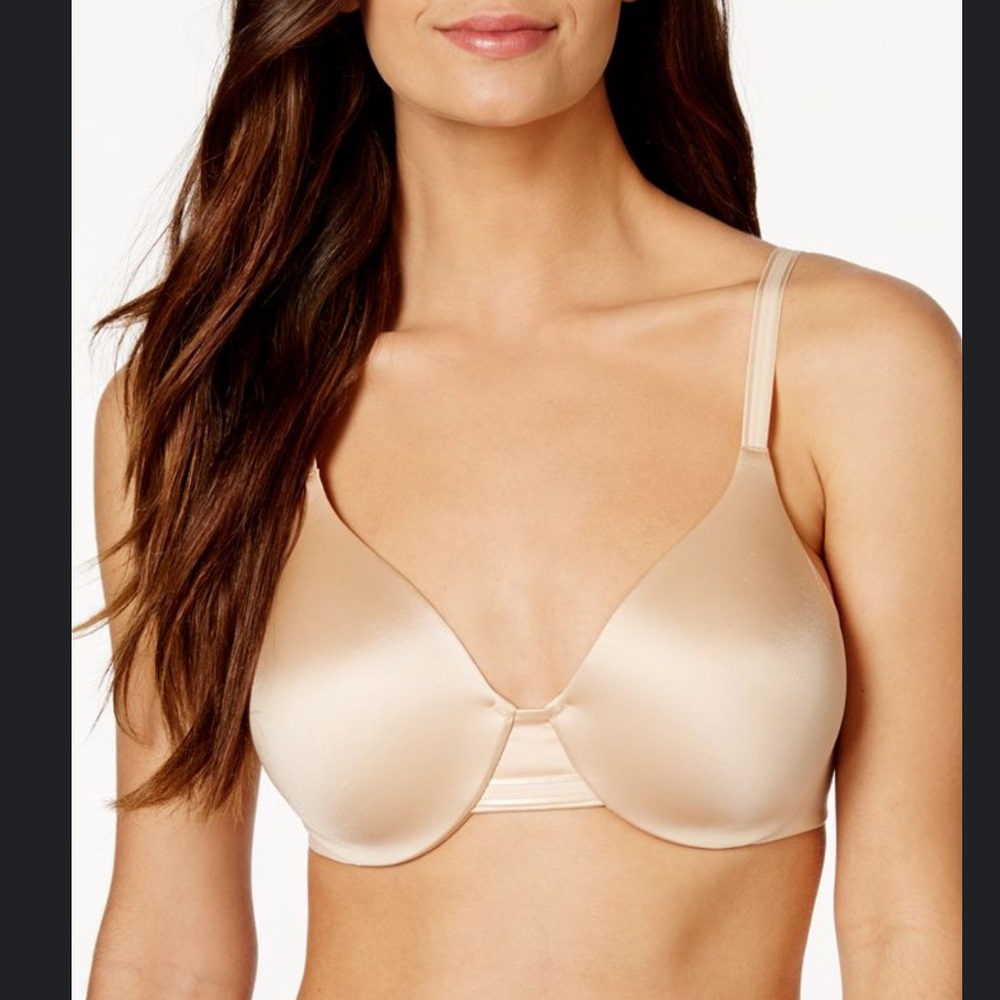 BALI Nude Plus Size One Smooth U Concealing and Shaping Underwire Bra 3W11